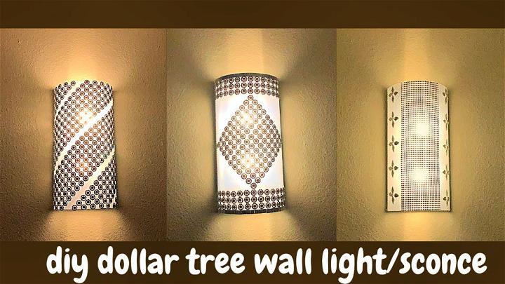 Inexpensive Wall Lighting Without Wiring