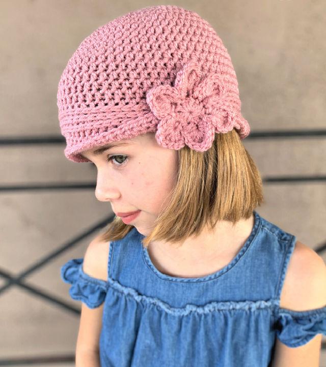 Free Kids Vintage Hat Crochet Pattern