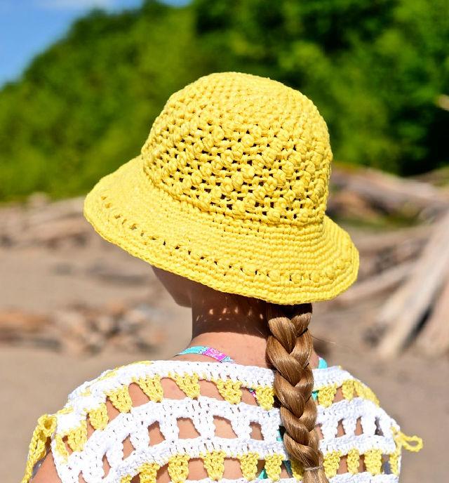 Makin' Lemonade Sunhat Crochet Pattern