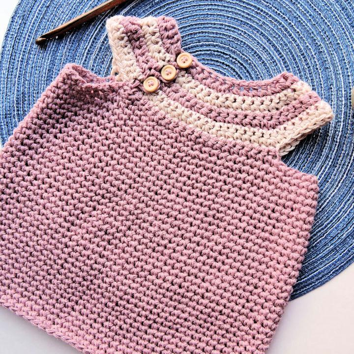 Modern Crochet Desert Willow Baby Infant Dress Pattern