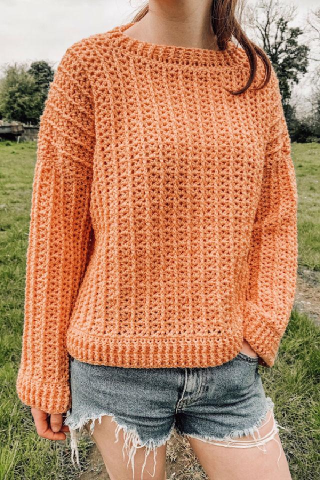Quick and Easy Crochet Juniper Sweater Pattern