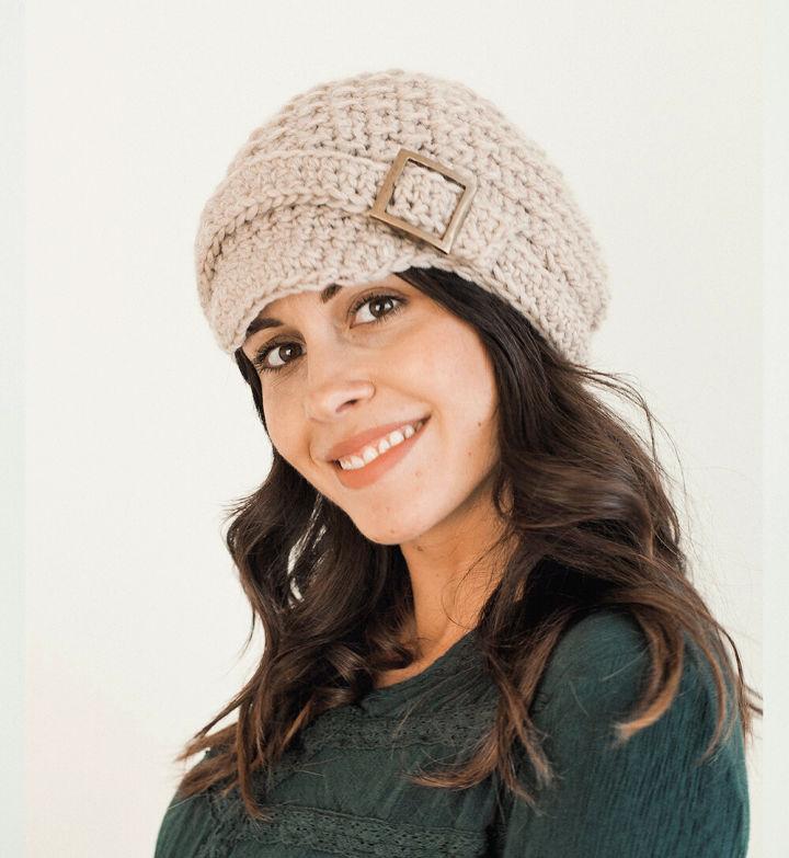 The Classic Beret Cap Crochet Pattern