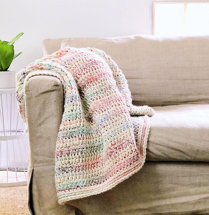 Tunisian Crochet Double Trouble Afghan Pattern