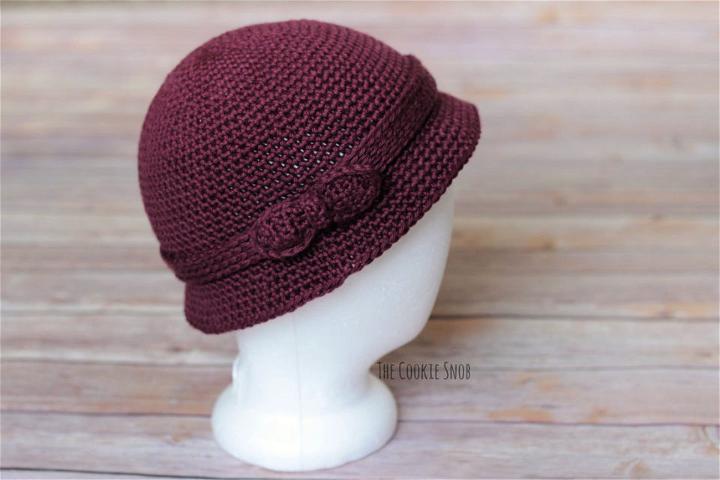 Vintage Cloche Hat Crochet Pattern