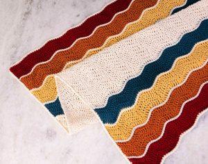 30 Free Striped Crochet Blanket Patterns - Blitsy