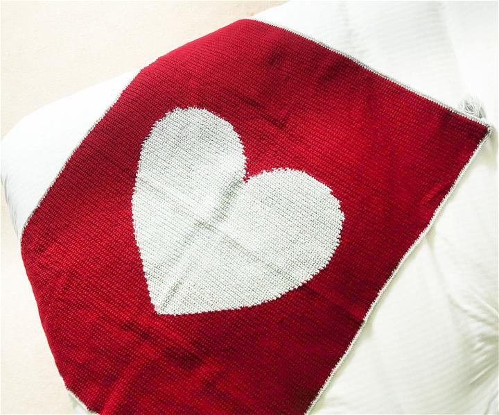 You Stole My Heart Crochet Blanket Pattern