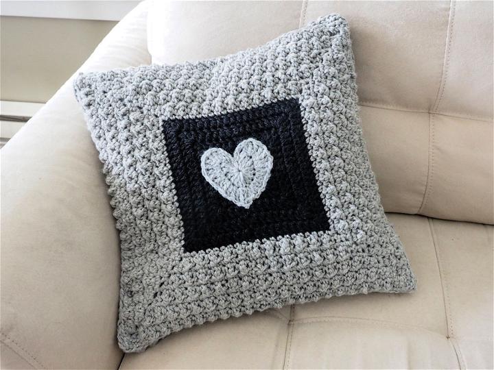 Aligned Cobble Stitch Crochet Pillow Pattern