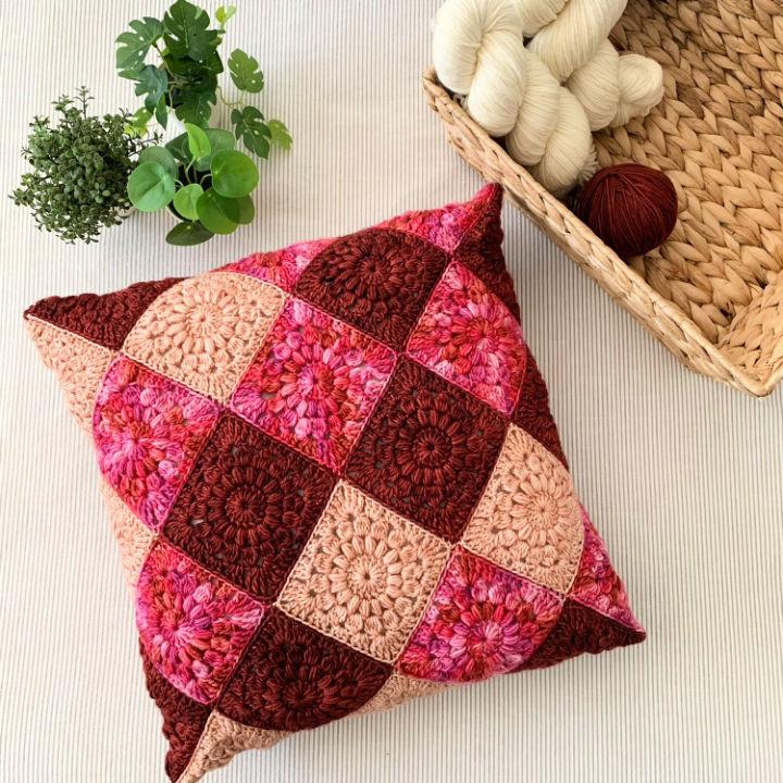 Basic Crochet Sunburst Pillow Pattern