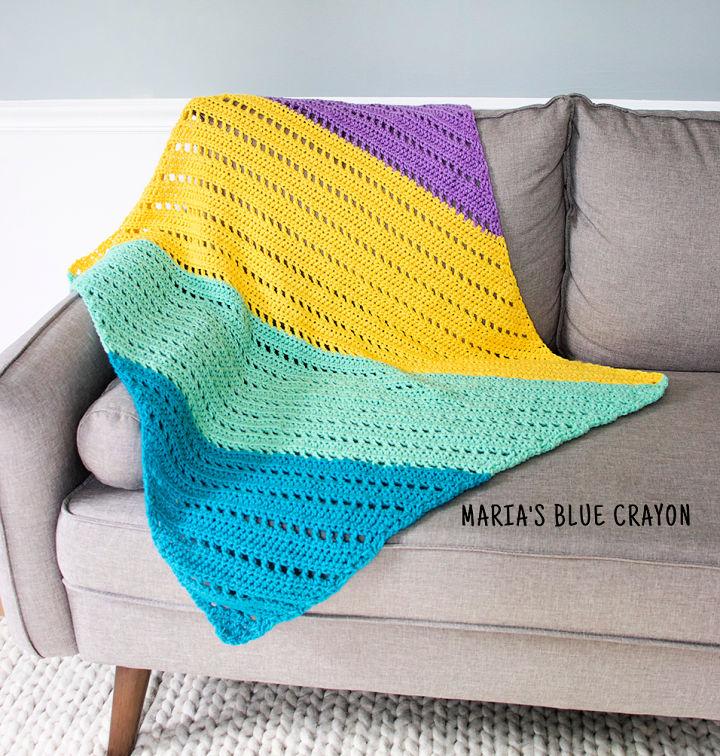 C2C Filet Crochet Blanket Pattern
