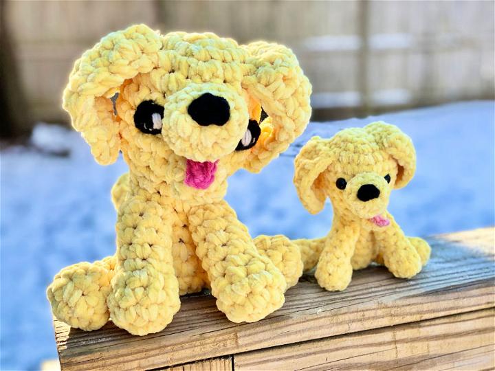 Crochet Amigurumi Golden Puppy Pattern