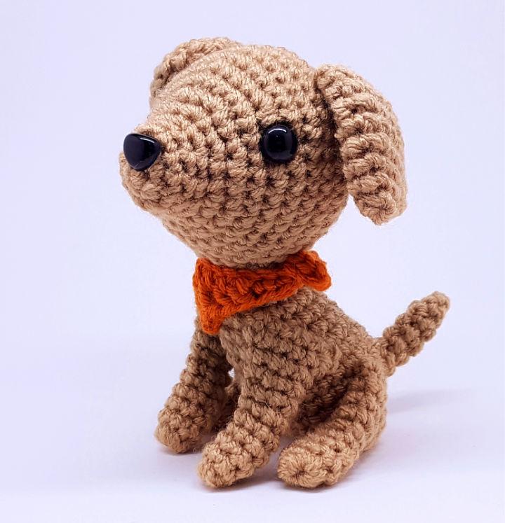 Crochet Brie the Dog Amigurumi Pattern