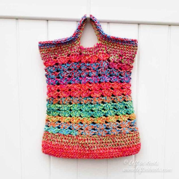 Crochet Iris Stitch Market Bag Pattern