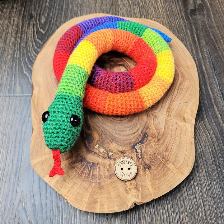 Unique Crochet Rainbow Snake Pattern