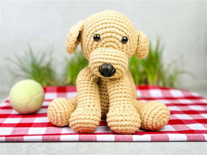 Crochet Realistic Douglas the Dog Pattern