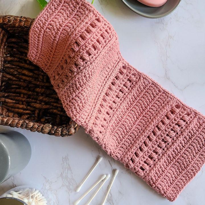 Crocheted Radiant Hand Towel Pattern