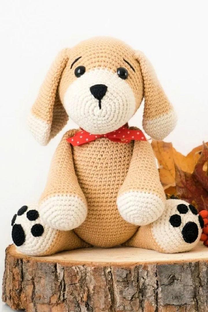 Cute Crochet Stuffed Dog Pattern