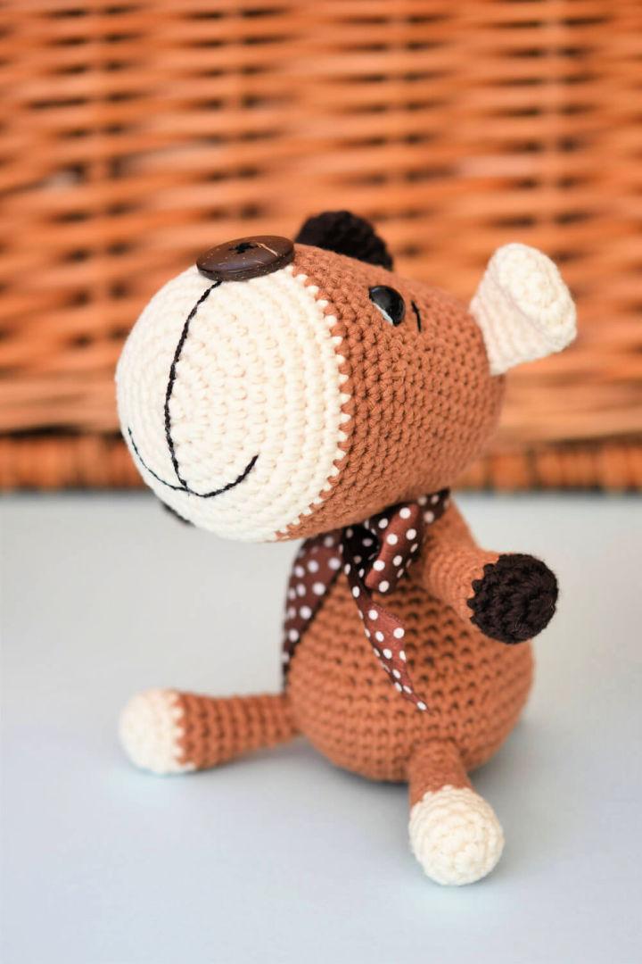 Free Crochet Amigurumi Sock Puppy Pattern