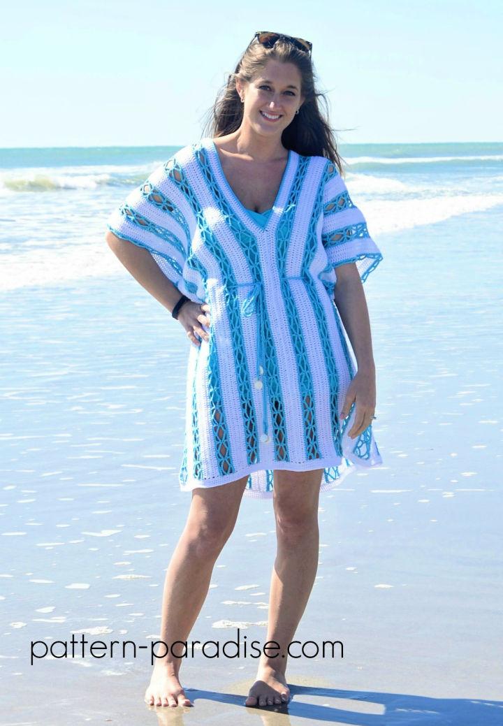 Free Crochet Beach Day Cover up Tunic Pattern