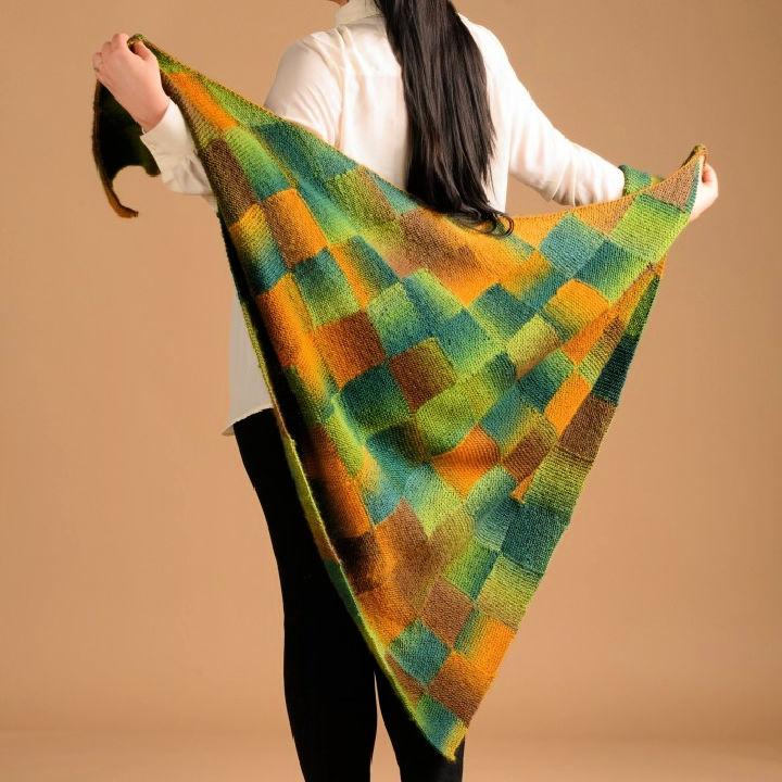 Free Juniper Triangle Shawl Knitting Pattern