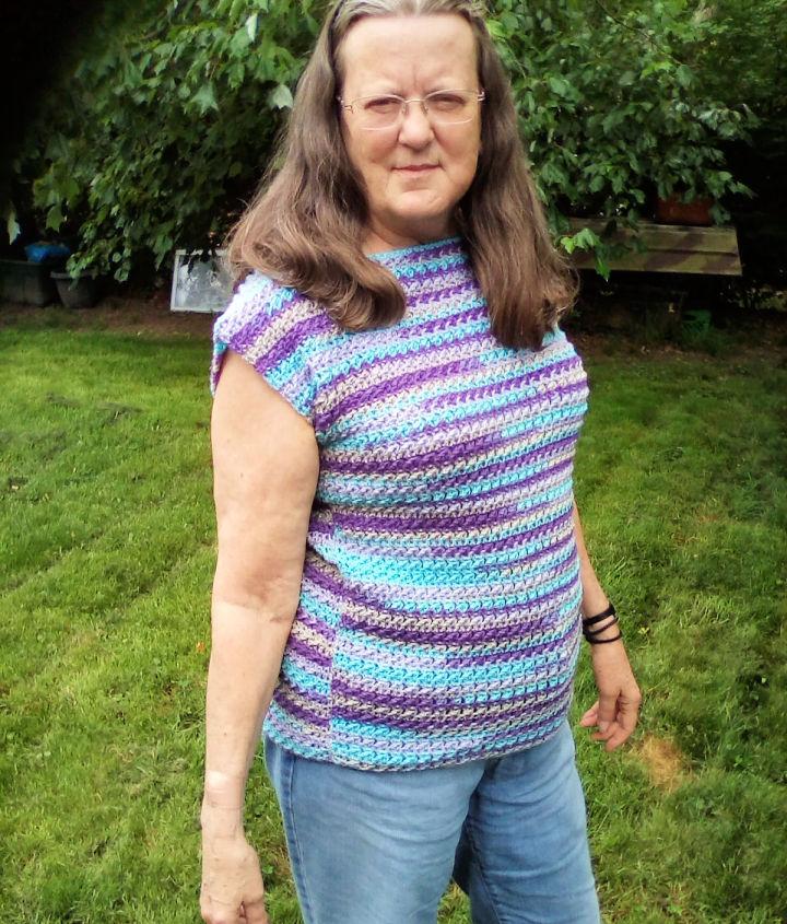 Free Nellie Summer Tee Crochet Pattern
