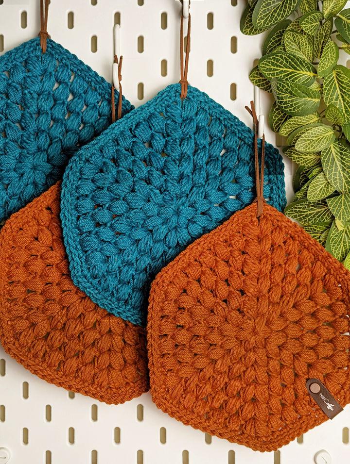 Good Crochet Puff Trivets Pattern