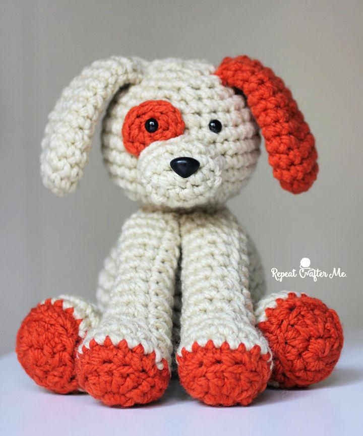 How to Crochet Plush Puppy - Free Pattern