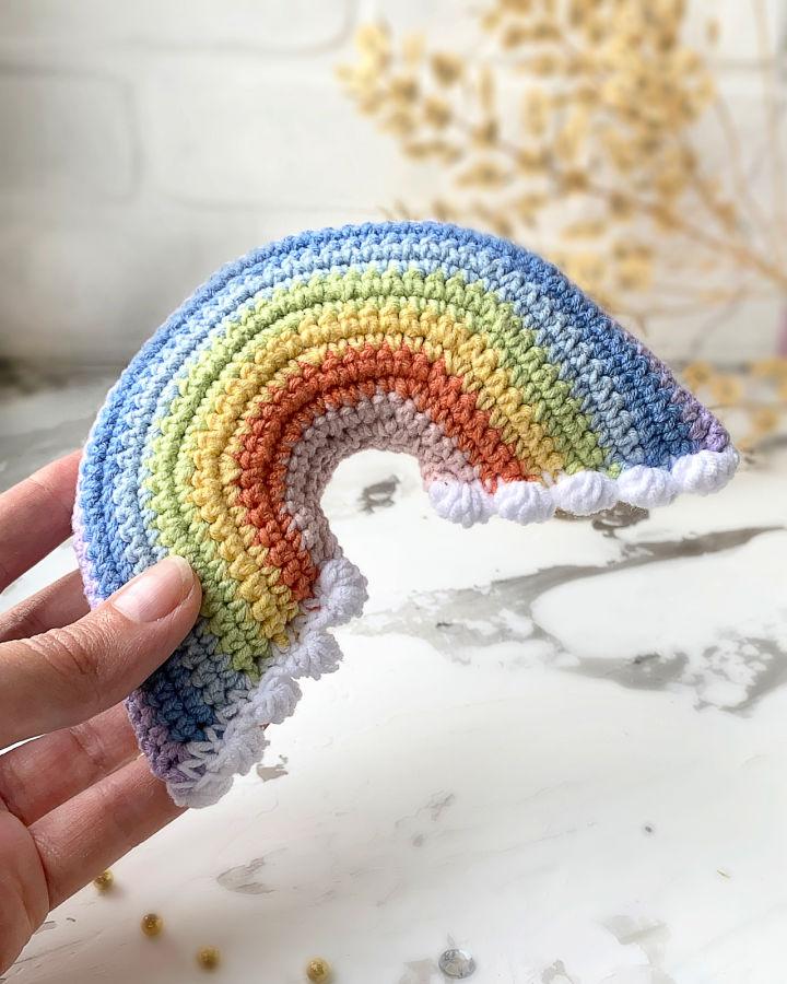How to Crochet Rainbow Pillow Free Pattern