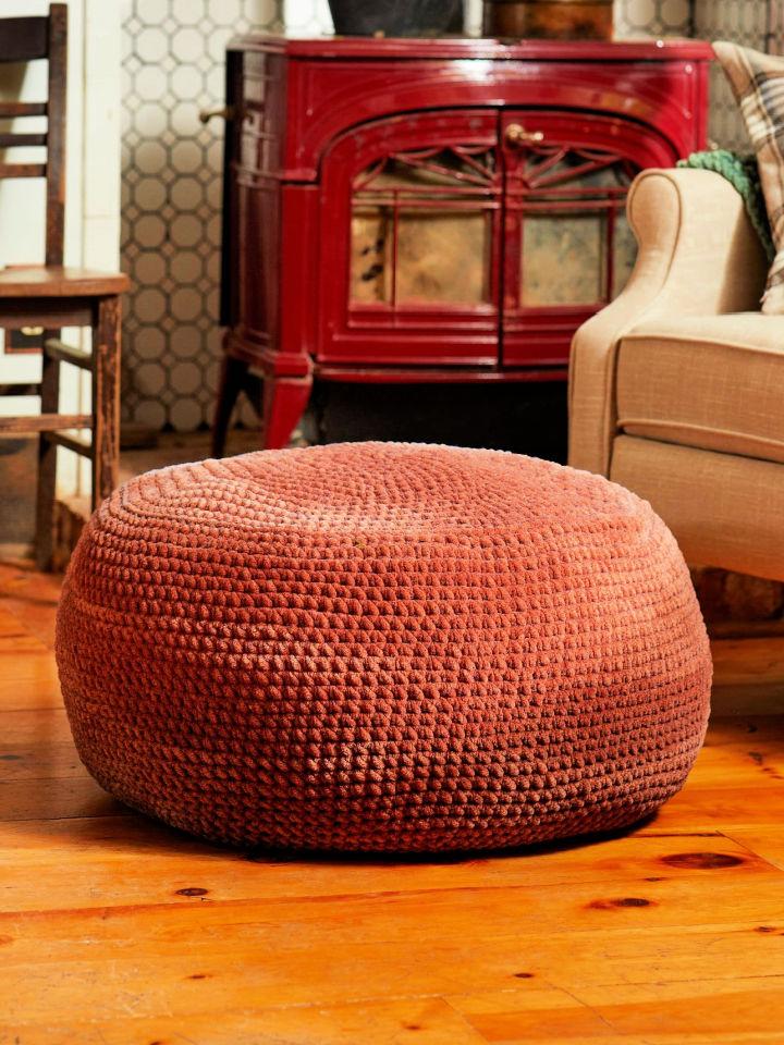 Modern Crochet Pillow Pouf Pattern