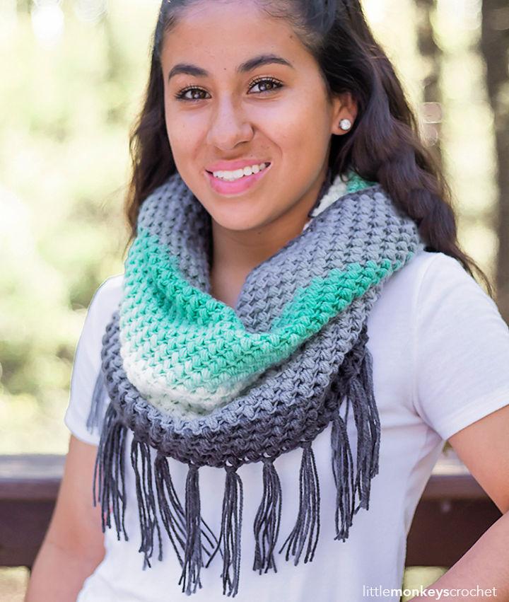 Spring Bean Cowl Crochet Pattern