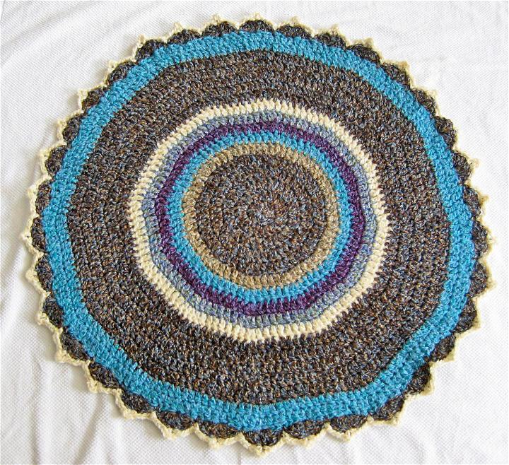 Crochet Circles Baby Blanket Free Pattern