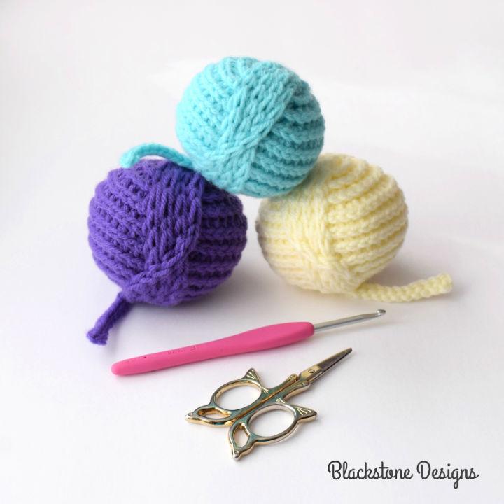 Crochet Stress Reliever Yarn Ball Pattern