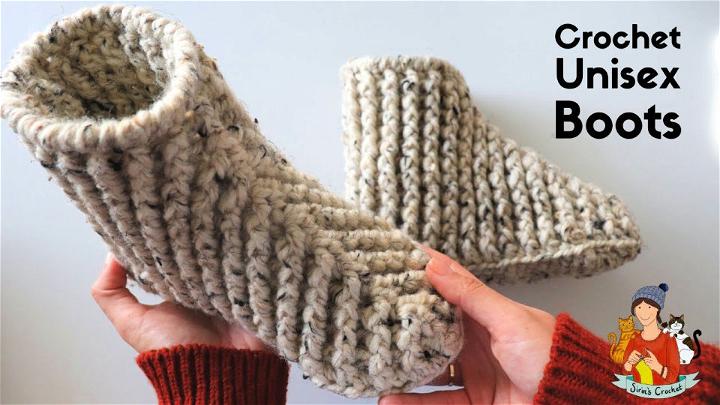 Free Crochet Unisex Boot Pattern
