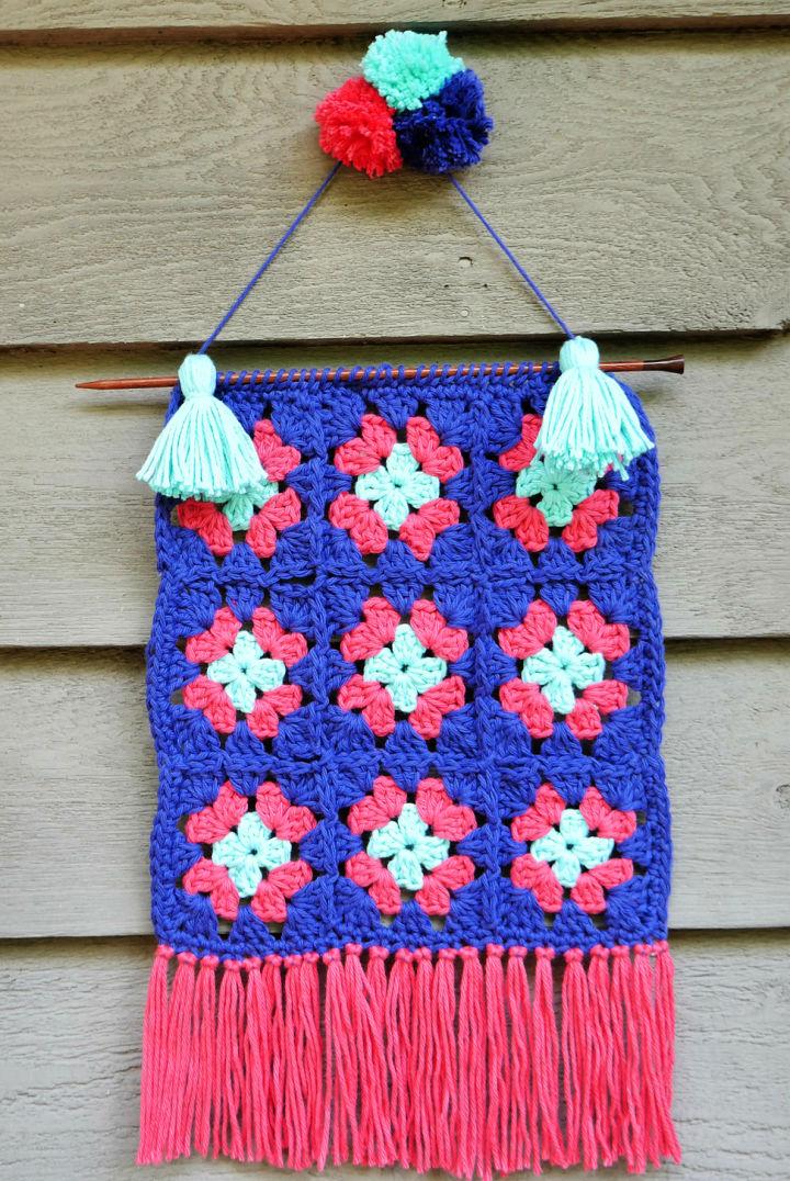 Crocheted Grannytastic Wall Hanging Pattern