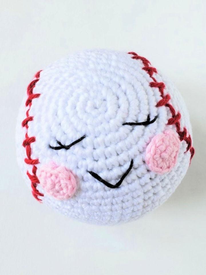 Free Crochet Amigurumi Baseball Pattern