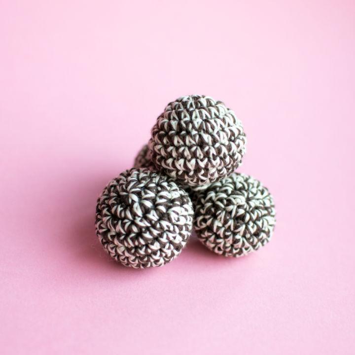 Free Crochet Chocolate Coconut Ball Pattern