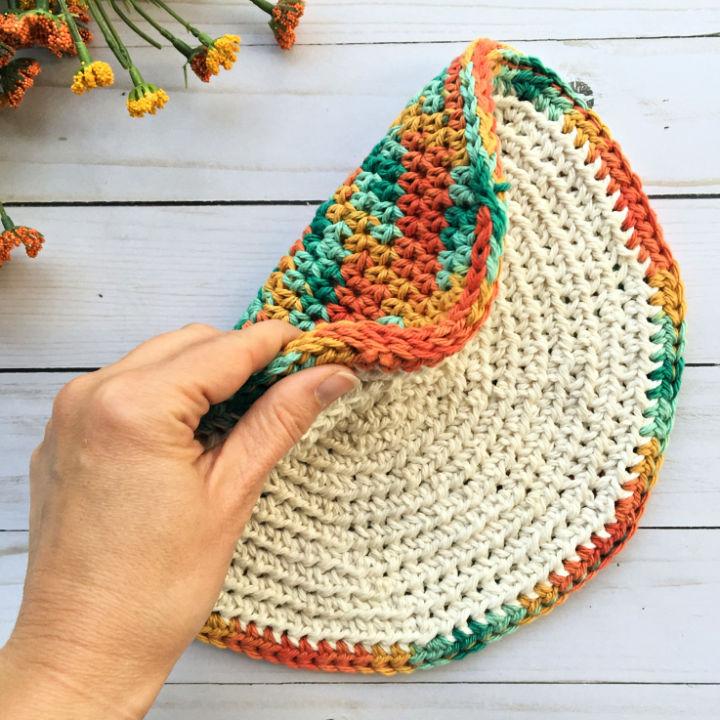 Free Crochet Circle Hot Pad Pattern