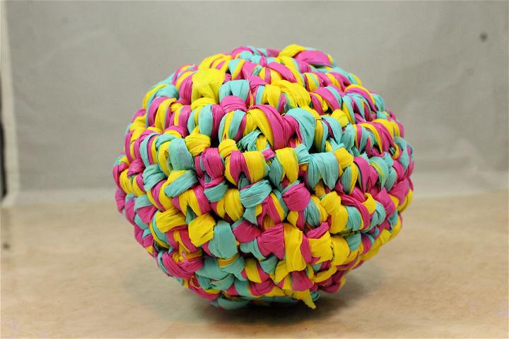 Fun and Easy Crochet Plarn Ball Pattern