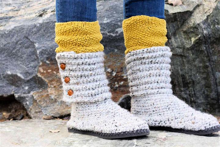 How to Crochet Boots With Flip Flops