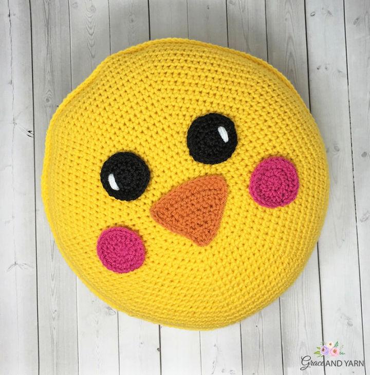 e Crocheted Circle Chick Pillow Pattern