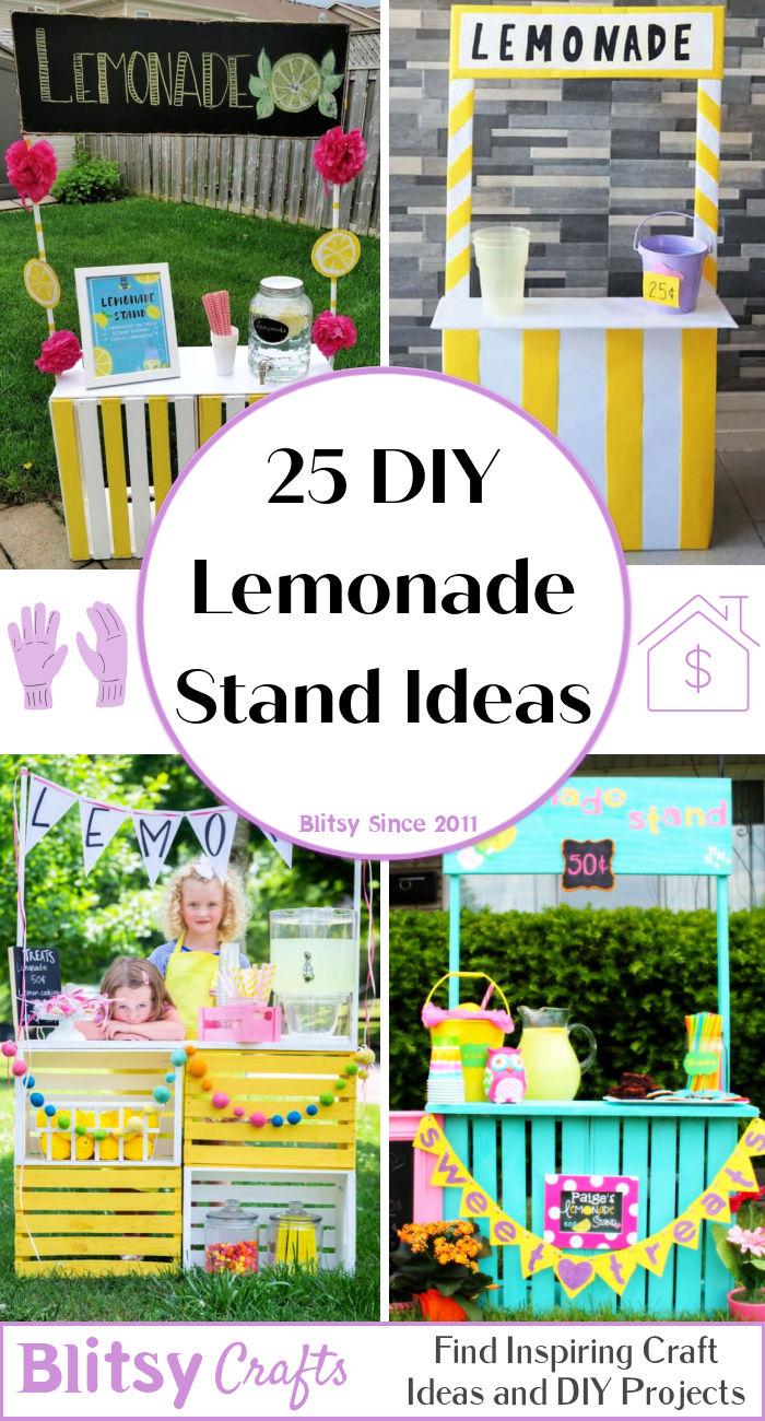 DIY lemonade stand ideas