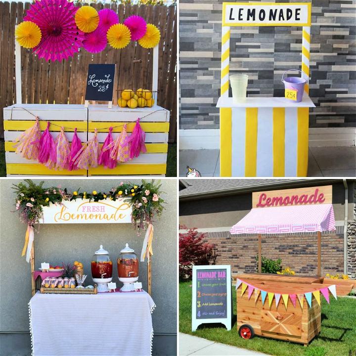 DIY lemonade stand