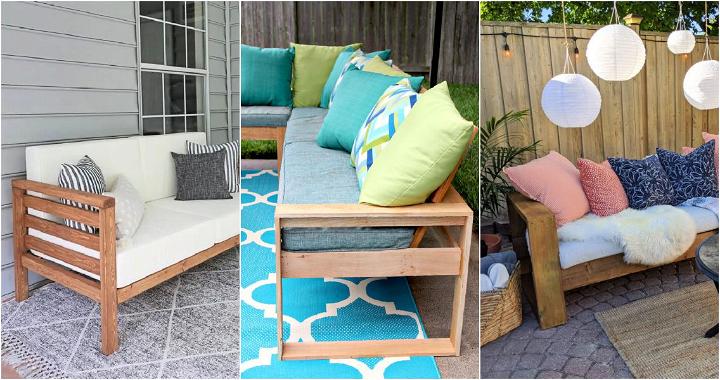 DIY outdoor couch