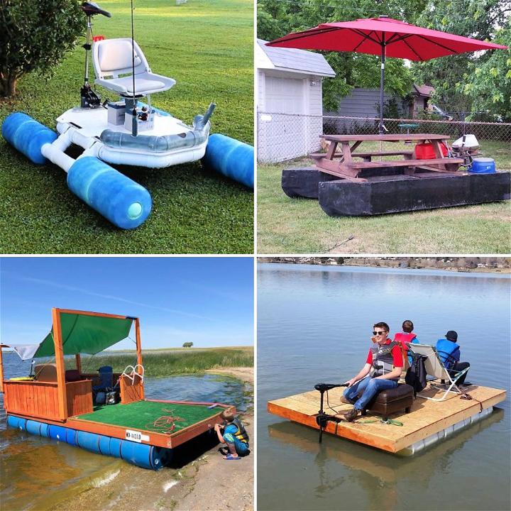 DIY pontoon boats