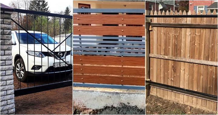 DIY sliding gates