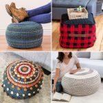 25 Free Crochet Pouf Patterns (Crochet Ottoman Pattern)