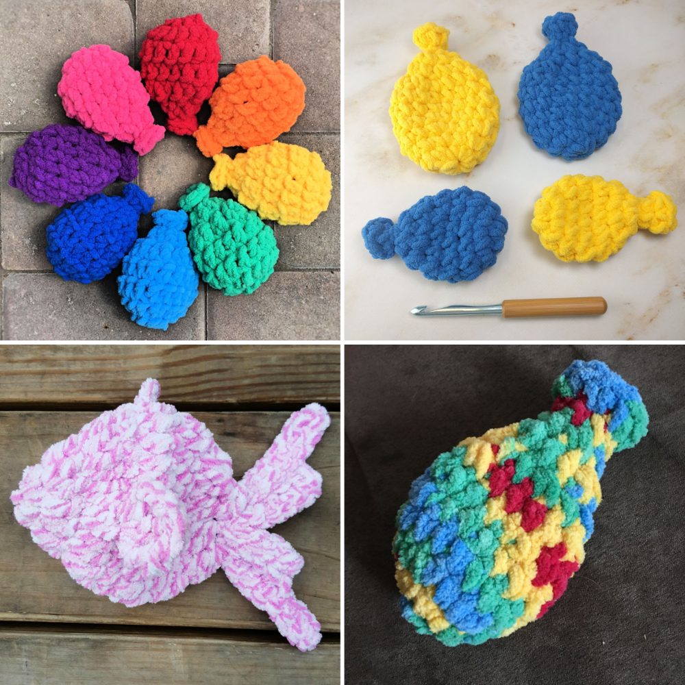 20 reusable crochet water balloons (free pattern)