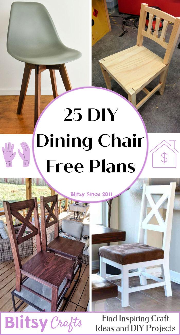 diy dining chair plans