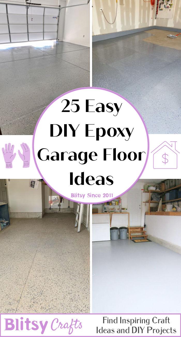 diy epoxy garage floor ideas