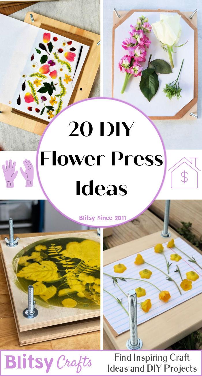 diy flower press ideas
