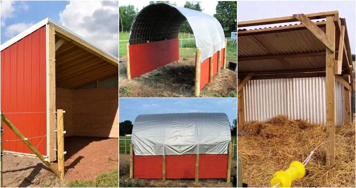 diy horse shelters
